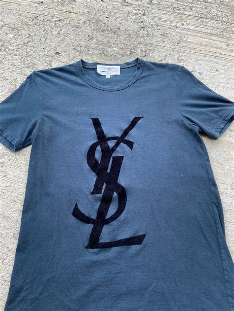 ysl logo womens shirt|ysl t shirt price.